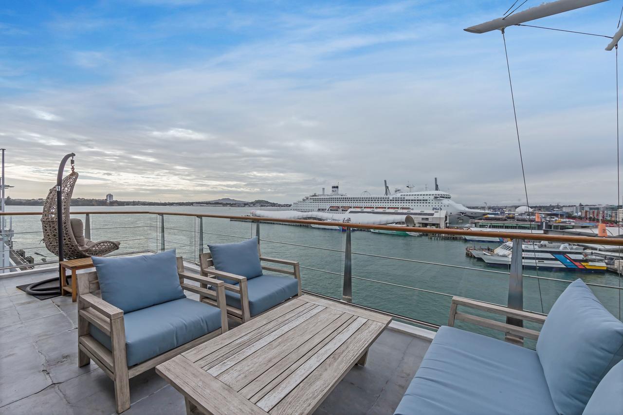 Princes Wharf 1Br Sub-Penthouse With Panoramic City & Ocean Views Auckland Extérieur photo